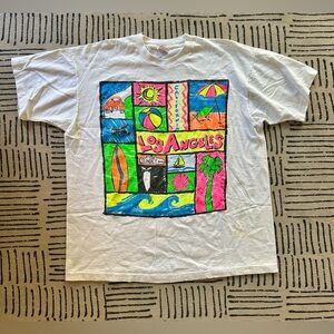 1989 single stitch Los Angeles graphic tee